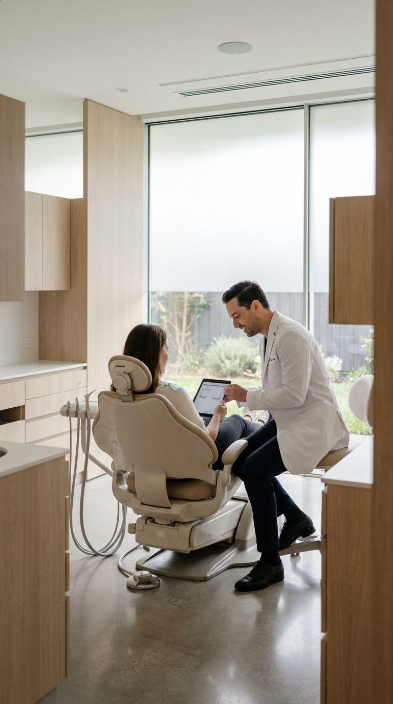 Dental advertising concept